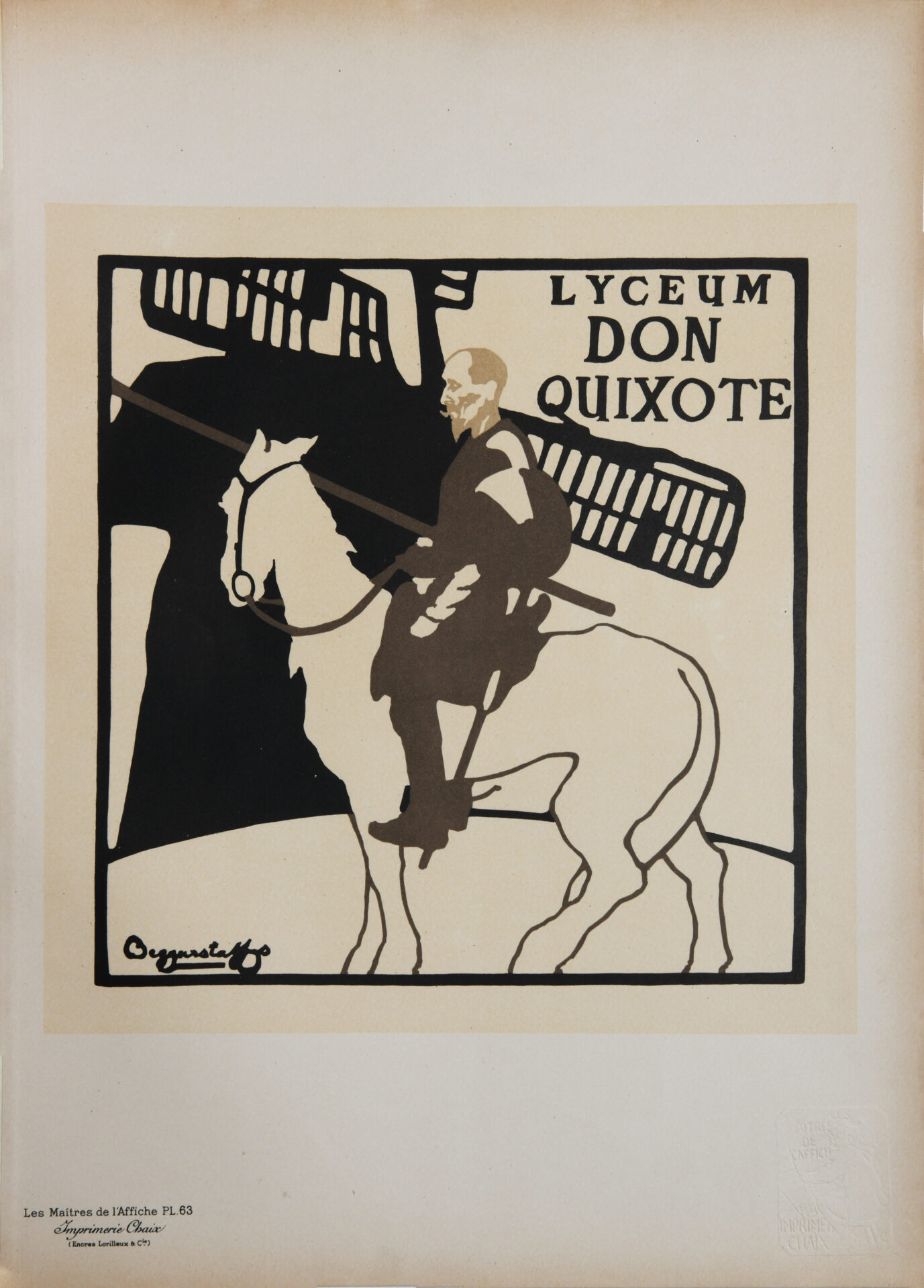 Lyceum Don Quixote | Maitre de L’Affiche: Plate #63 - Image 2