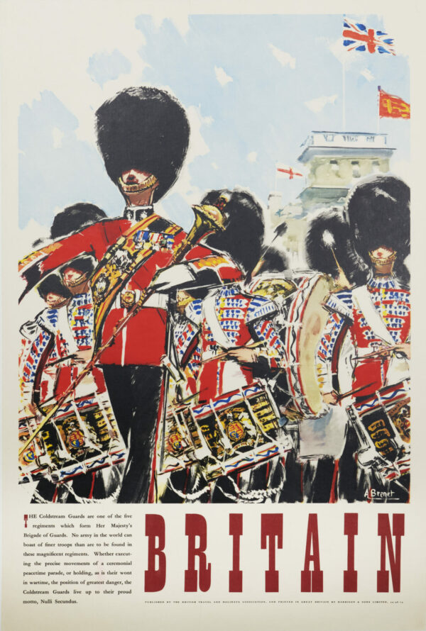 British Vintage Mid Century Advertising Poster for Instruments by Brenet, 1954
