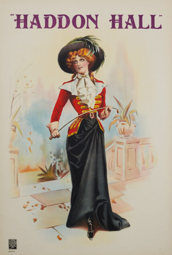 English Operetta Poster ‘Haddon Hall’, 1930s