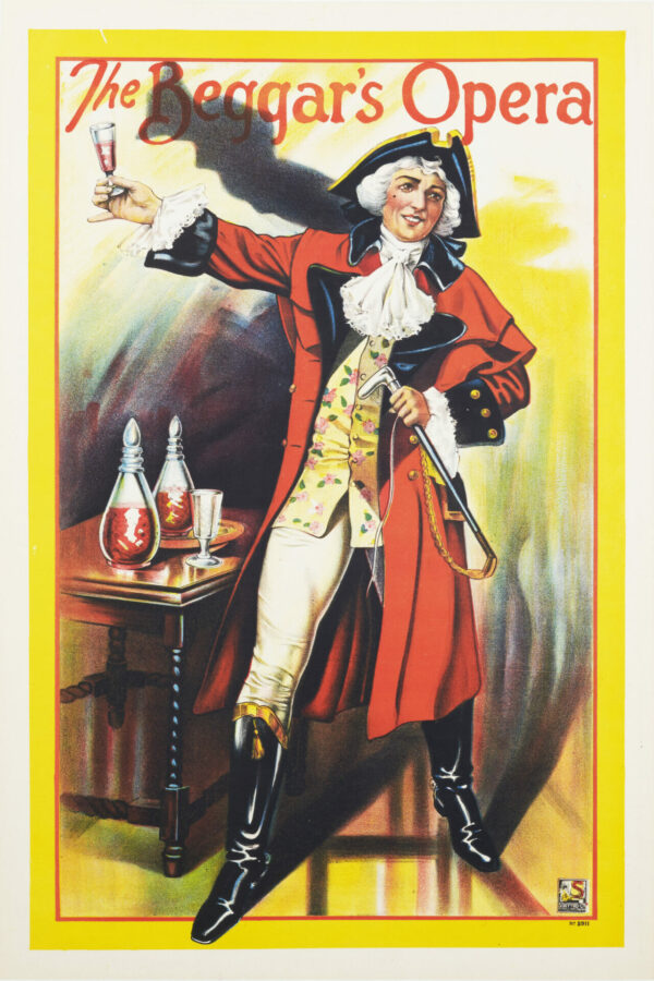 English Theatrical Poster for ‘Beggar’s Operetta’, 1930s