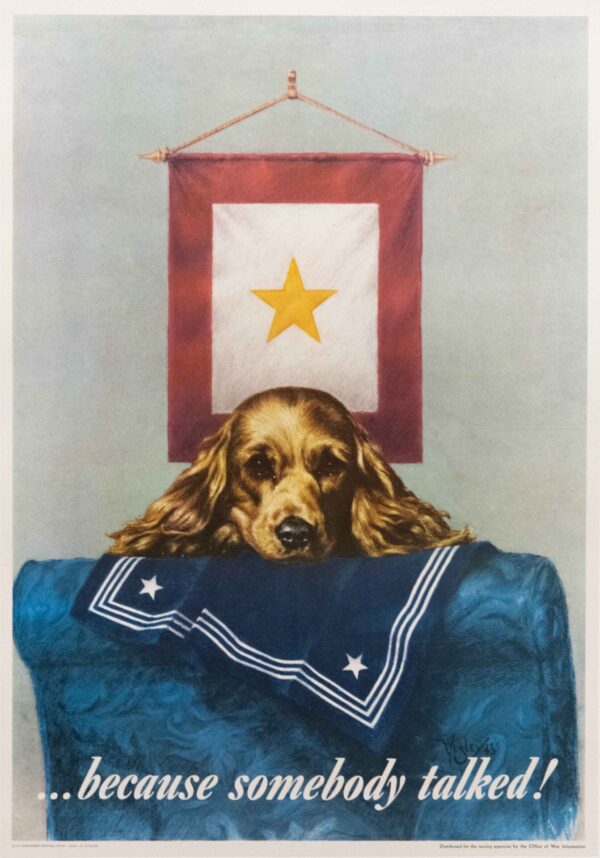 American Vintage WWII Homefront Poster by Vegley, 1944