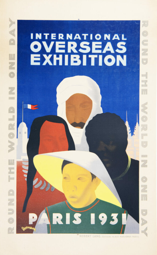 French International Overseas Exhibition Posters 'Paris 1931' by