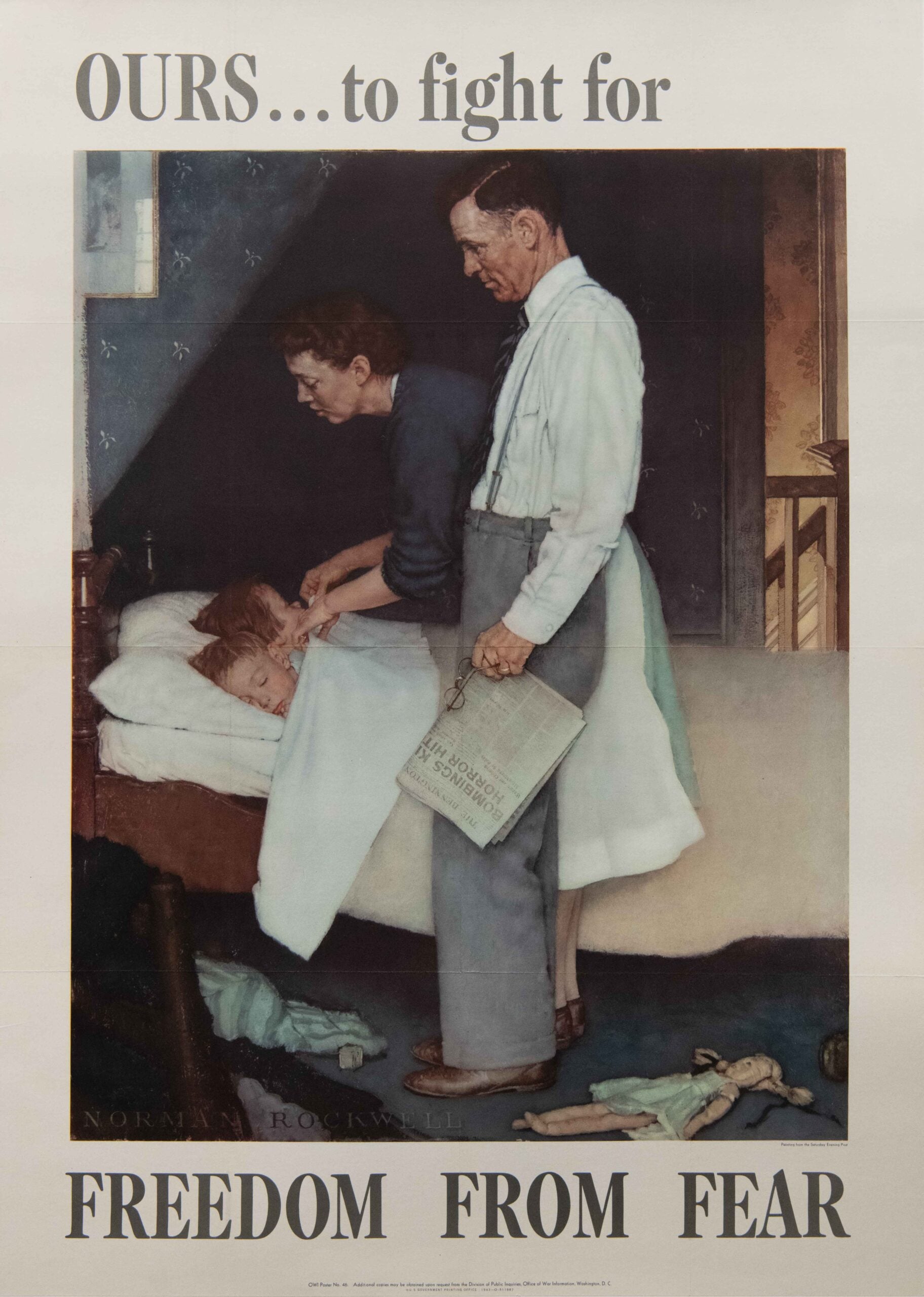 Complete Set of 'Four Freedoms' Posters by Norman Rockwell, 1943 - Image 3