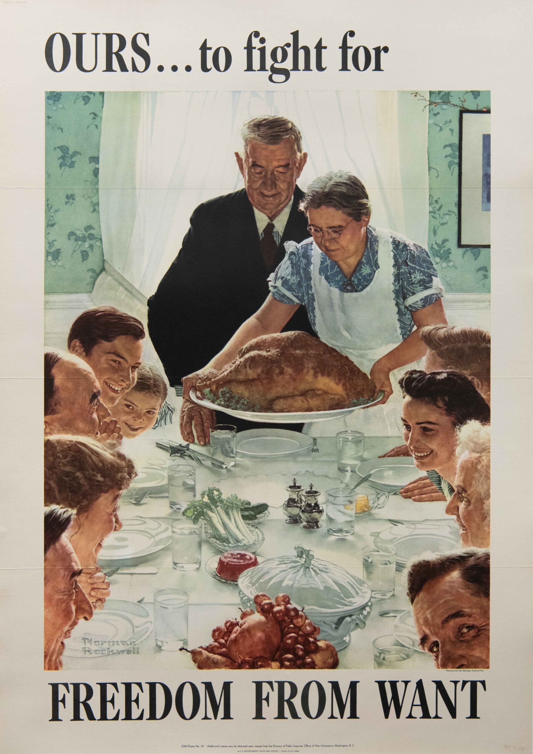 Complete Set of 'Four Freedoms' Posters by Norman Rockwell, 1943 - Image 4