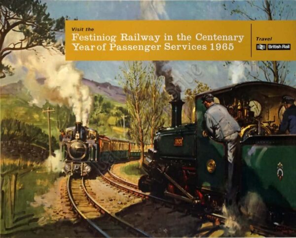 United Kingdom Vintage ‘Festiniog Railway’ Poster by Cuneo, 1965