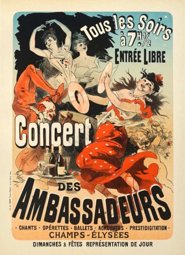 Concert des Ambassadeurs | Maitre de L’Affiche: Plate #165