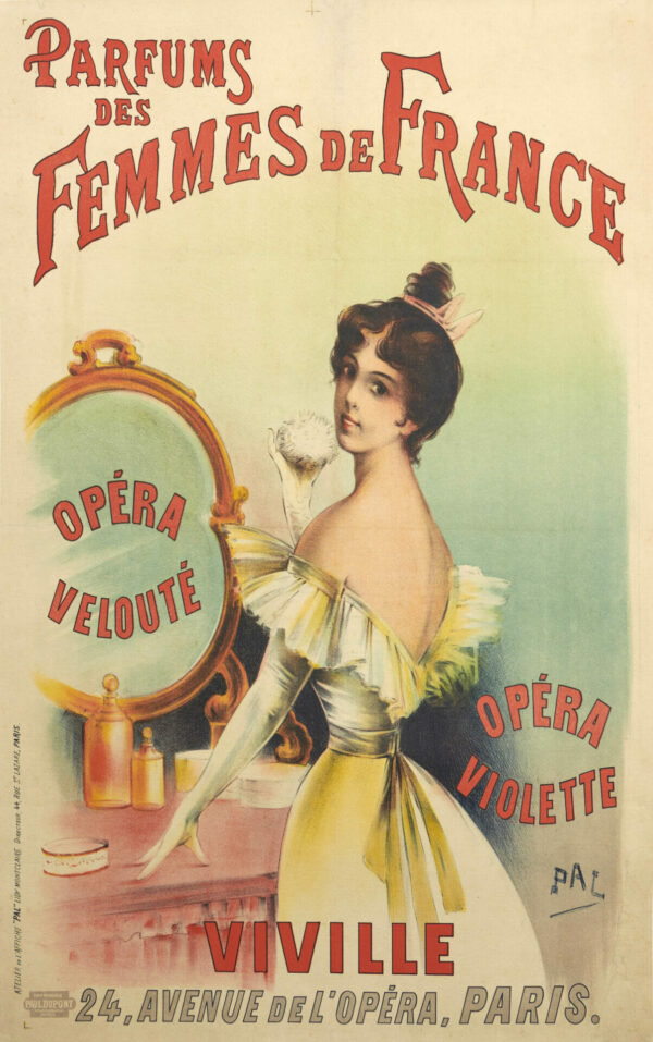 French Vintage Poster ‘Parfums Des Femmes De France’ by Pal, 1896
