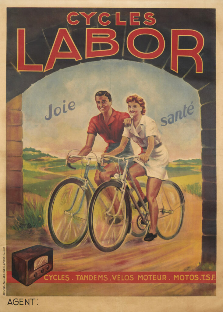 Lot 5 Publicités Cyclisme Vélo – Industrie Française – Années 1950 – Originales