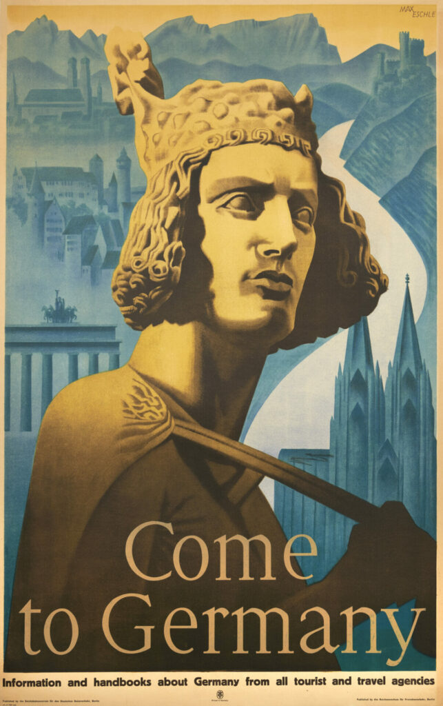 Original Vintage Poster 'Come to Germany' by Eschle, 1935