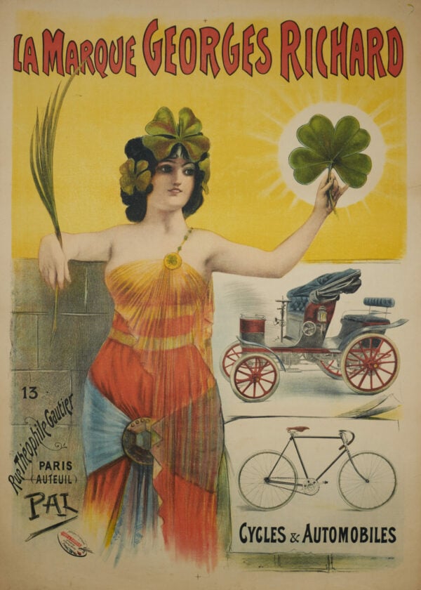 French Vintage Cycles Poster ‘Le Marque Georges Richard’ by Pal, c.1890s