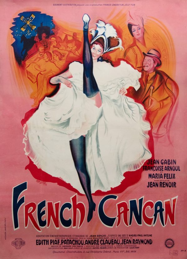 French Advertising Poster ‘French Cancan’ by Rene Peron, 1955
