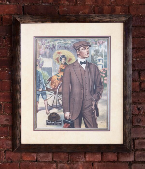 Vintage Advertising Poster ‘The Royal Tailors’ 1912 (Framed)