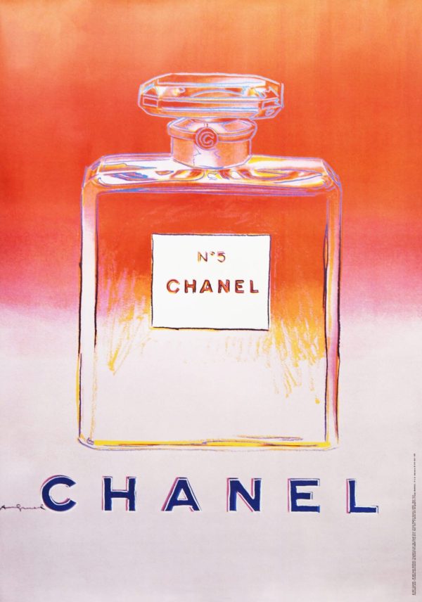 French Vintage Advertising Poster ‘Chanel’ by Andy Warhol, 1997