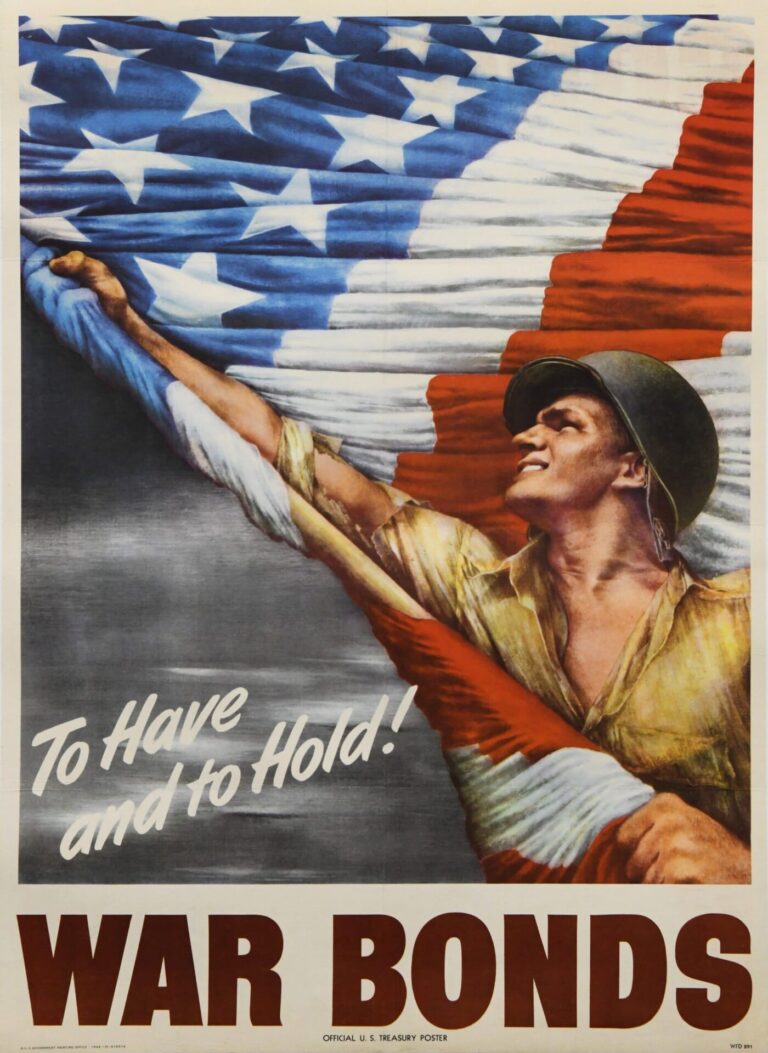 American Vintage Poster ‘To Have And To Hold!’ by Vic Guinnell, 1944
