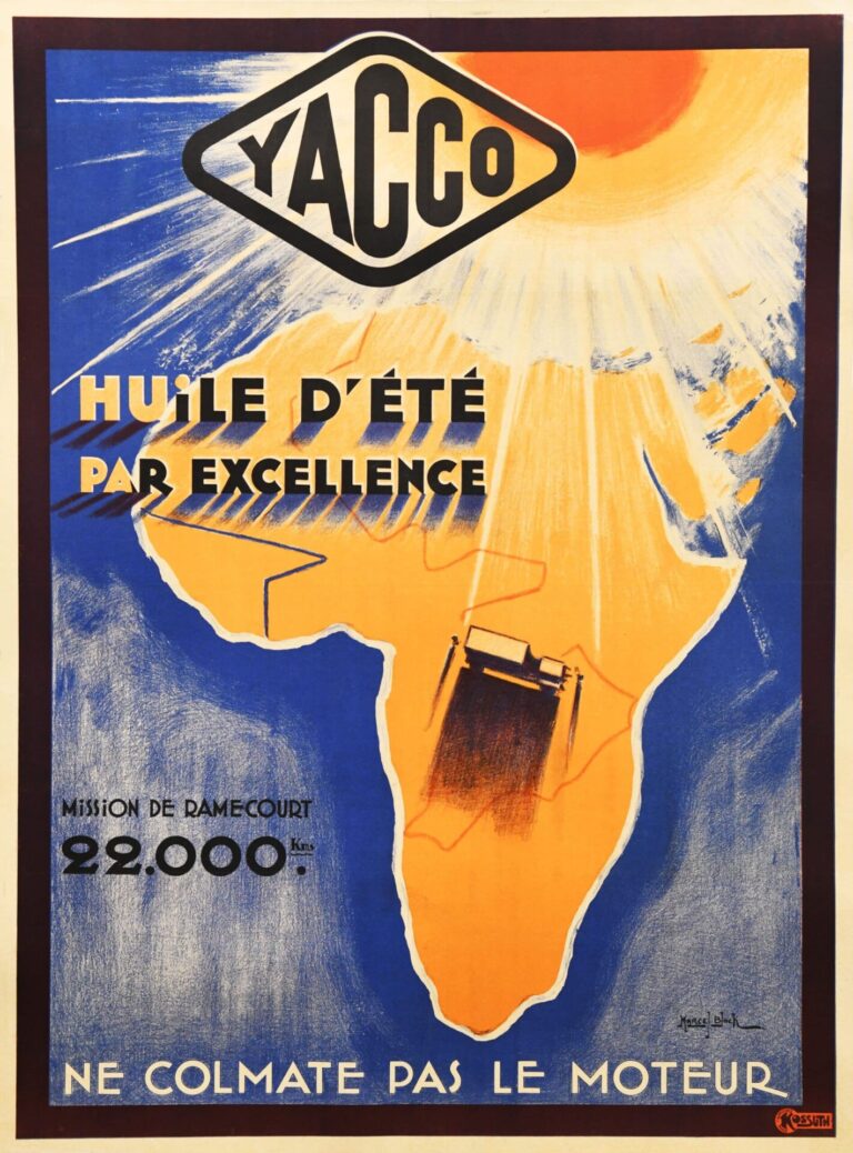 French Vintage Poster ‘Yacco’ by Marce Bloch, 1930’s
