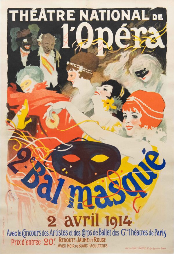 アール・ヌーヴォー　vintage poster Art Nouveau Poster | Vintage Exhibition Poster | Retro Home