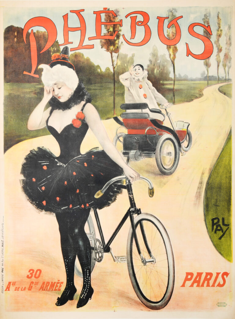 French Vintage Bicycle Poster ‘Phebus’, By Pal