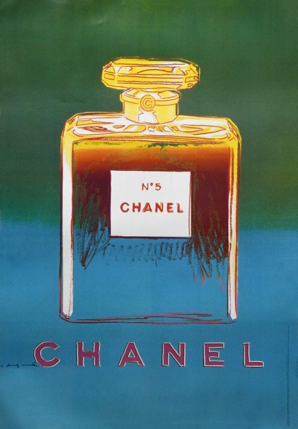 French Vintage Advertising Poster ‘Chanel’ by Andy Warhol, 1997