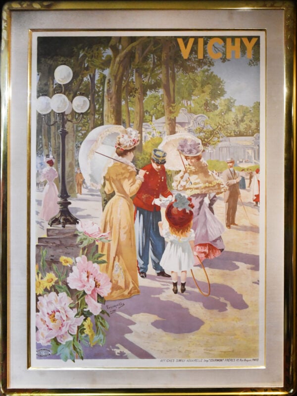 French Vintage Poster ‘Vichy’ by Tanconville, 1895