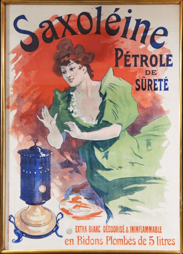 French Vintage Poster ‘Saxoleine’ by Jules Cheret, c. 1890