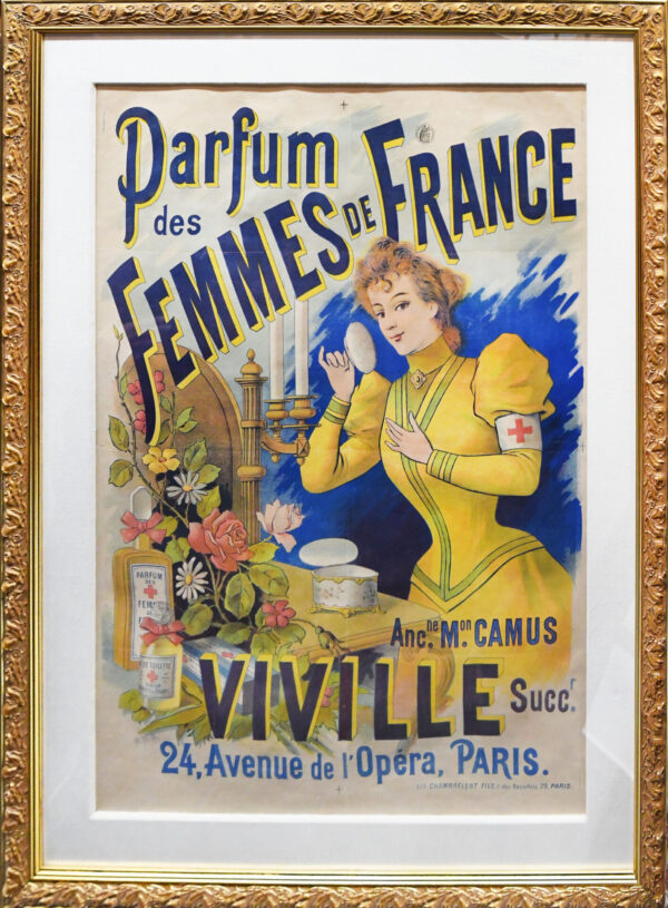 French Vintage Poster ‘Parfum Femmes De France’ by M.M.M., 1980’s
