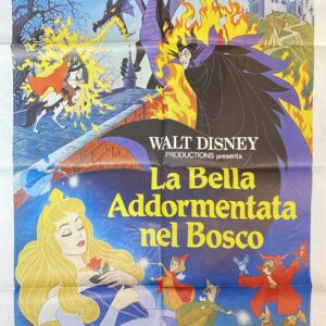 Vintage Italian Movie Poster 'La Bella Addormentata nel Bosco (Sleeping Beauty)' 1959