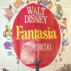 Vintage Italian Movie Poster 'Fantasia' 1960's