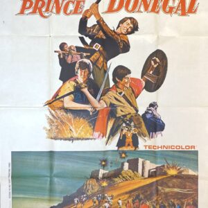 Vintage French Poster 'Le Prince Donegal (The Fighting Prince of Donegal)' 1966