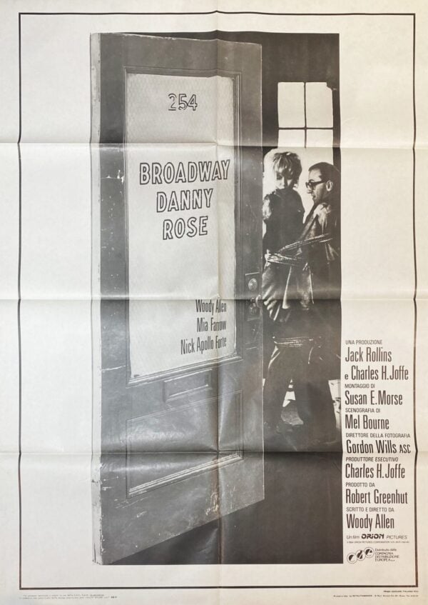 Vintage Italian Movie Poster ‘Broadway Danny Rose’ 1984