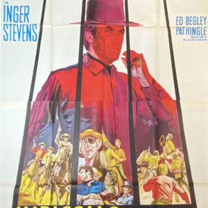 Vintage Italian Movie Poster 'Impiccalo Piu in Alto (Hang ‘Em High)' 1968