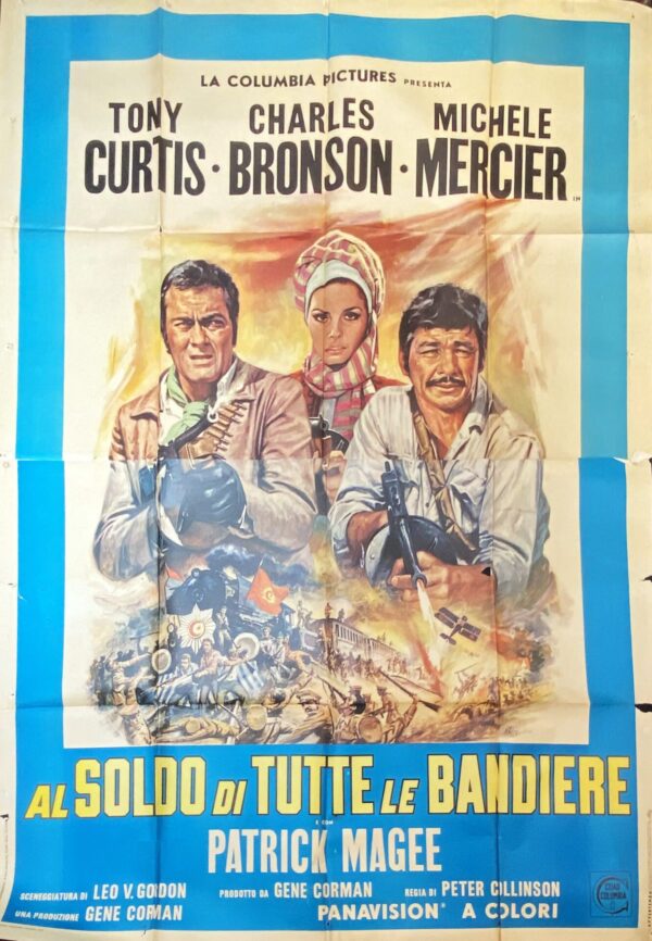 Vintage Movie Poster ‘Al Soldo Di Tutte La Bandiere (You Can’t Win Them All)’ by Jean Mascii, 1970