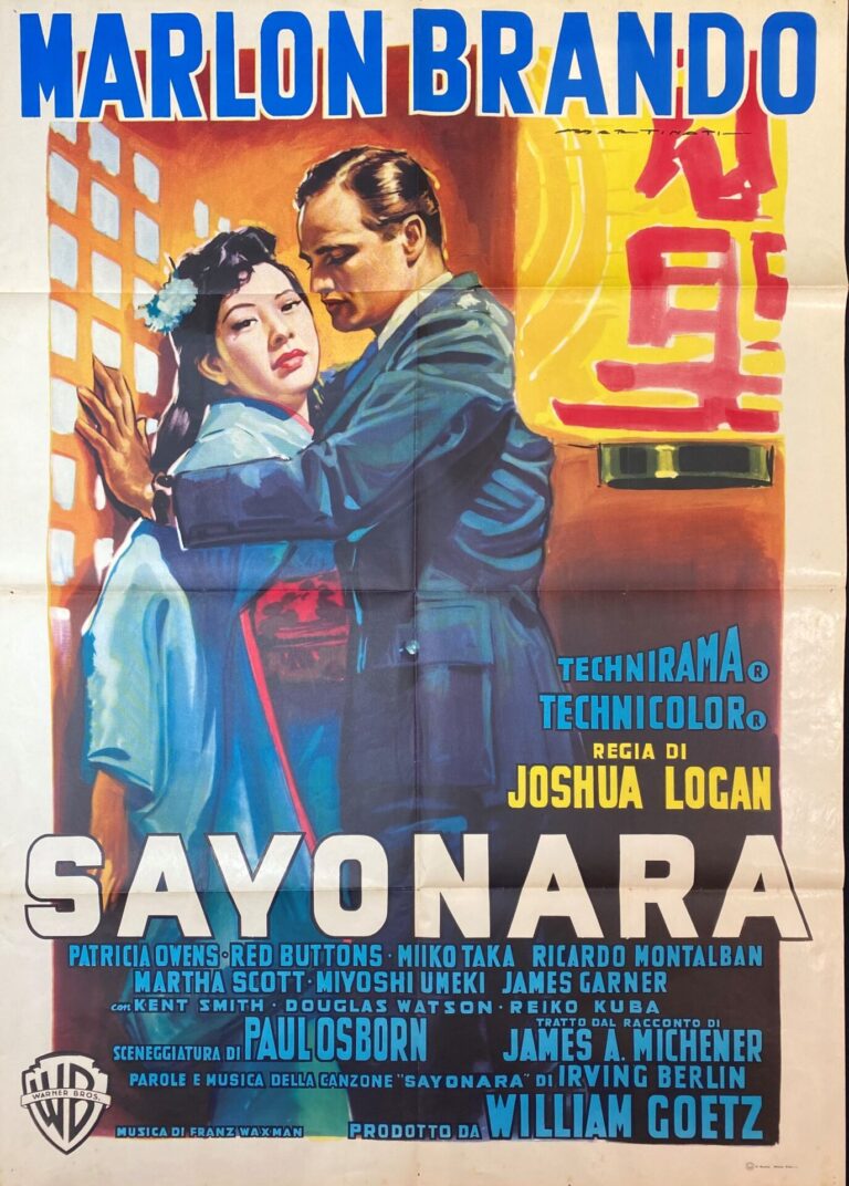 Vintage Italian Movie ‘Sayonara’ 1957