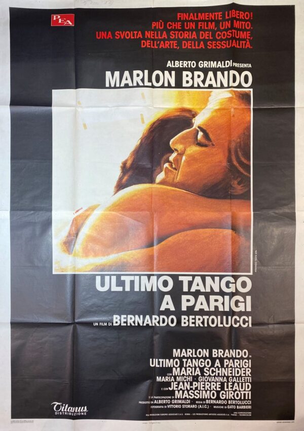 Vintage Italian Movie ‘Ultimo Tango A Parigi (Last Tango in Paris)’ 1972