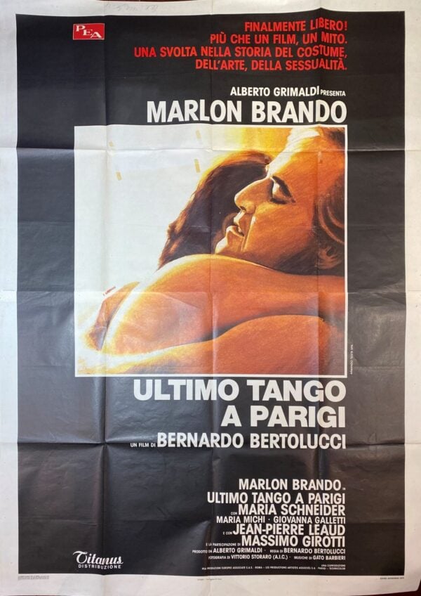 Vintage Italian Movie ‘Ultimo Tango A Parigi (Last Tango in Paris)’ 1972