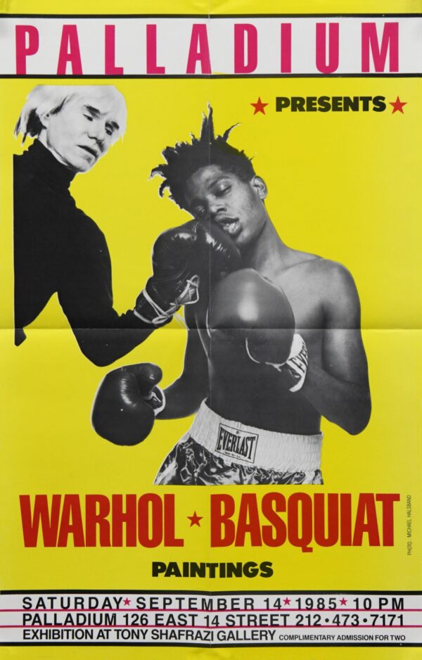 Original Warhol Basquiat Palladium Poster