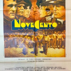 Vintage Italian Movie Poster 'Nove Cento (1900)' 1976