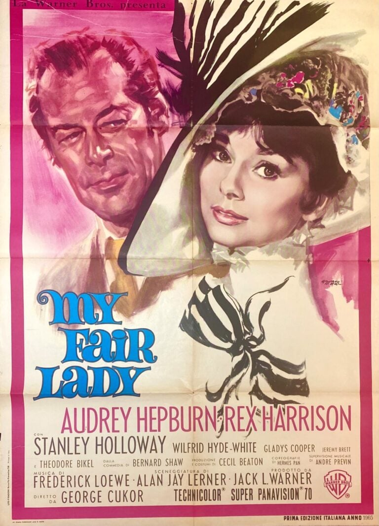 Vintage Italian Movie Poster ‘My Fair Lady’ 1964