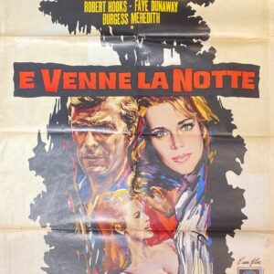 Vintage Italian Movie Poster 'E Venne La Notte (Hurry Sundown)' C. 1967
