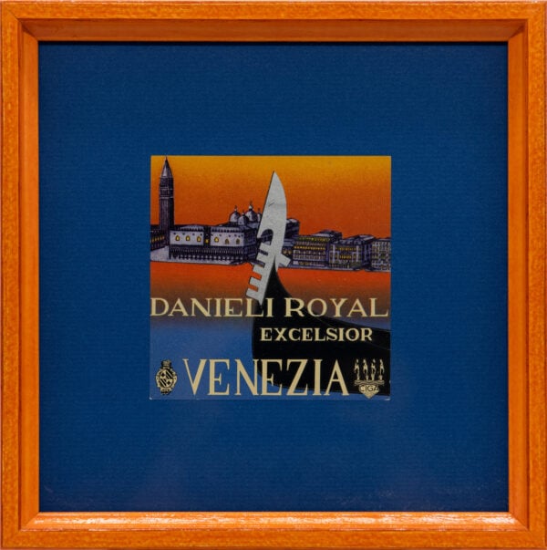 Original Vintage Framed Luggage Travel Labels - Image 4