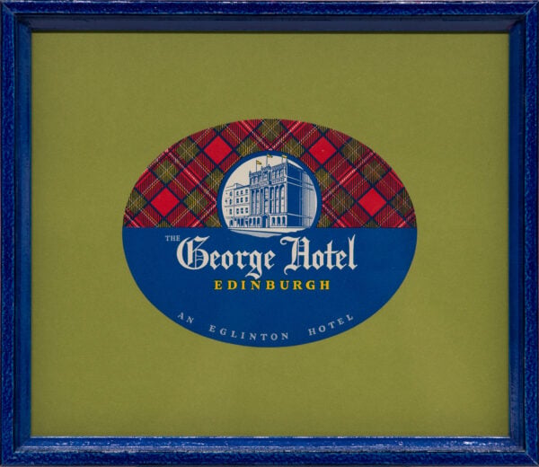 Original Vintage Framed Luggage Travel Labels - Image 5
