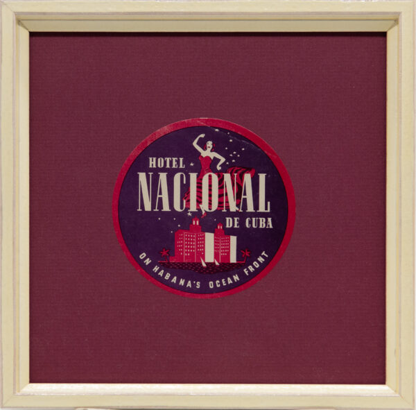 Original Vintage Framed Luggage Travel Labels - Image 8