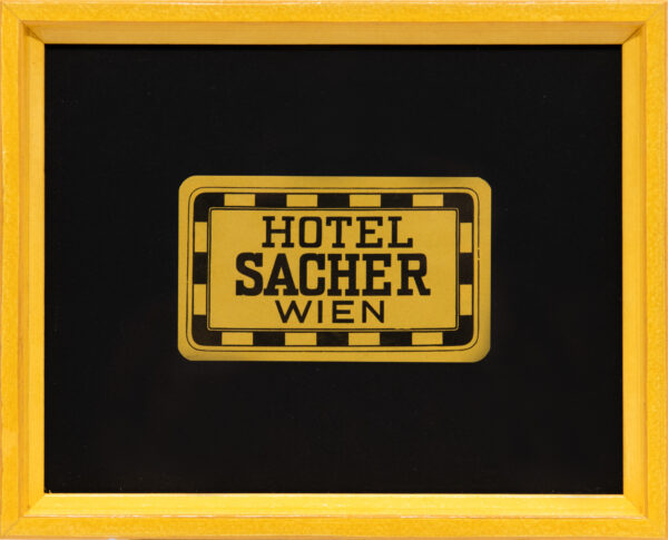 Original Vintage Framed Luggage Travel Labels - Image 9