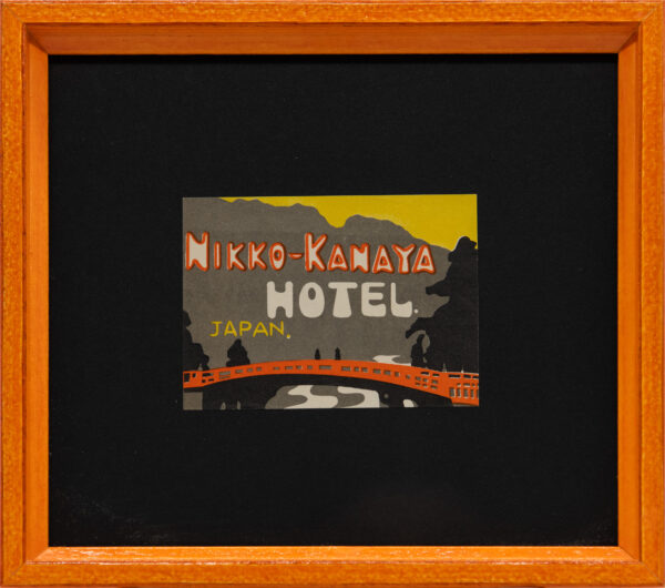 Original Vintage Framed Luggage Travel Labels - Image 15
