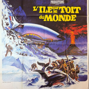 Original Vintage French Disney Movie Poster 'L’ile Sur Le Toit du Monde (The Island at the Top of the World)' 1974