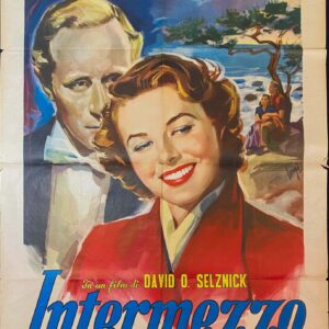 Vintage Italian Movie Poster ‘Intermezzo’, 1958