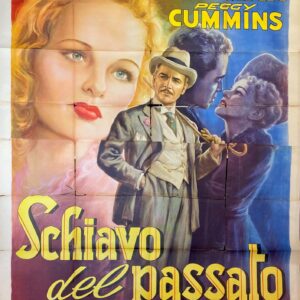 Vintage Italian Movie Poster 'Schiavo del Passato (The Late George Apley)' 1947