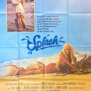 Vintage French Movie Poster 'Splash' 1984