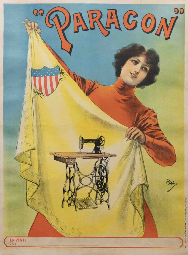 Original Vintage French Advertising Poster for Paragon by Pal, 1900